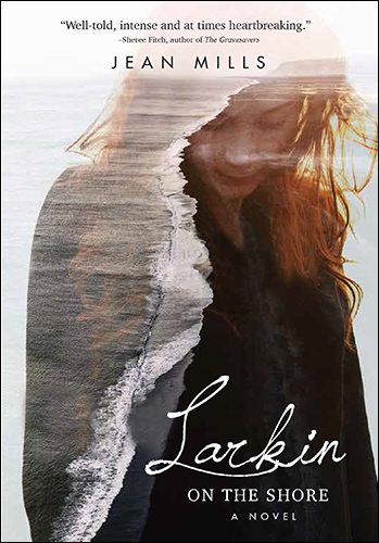 Larkin on the shore